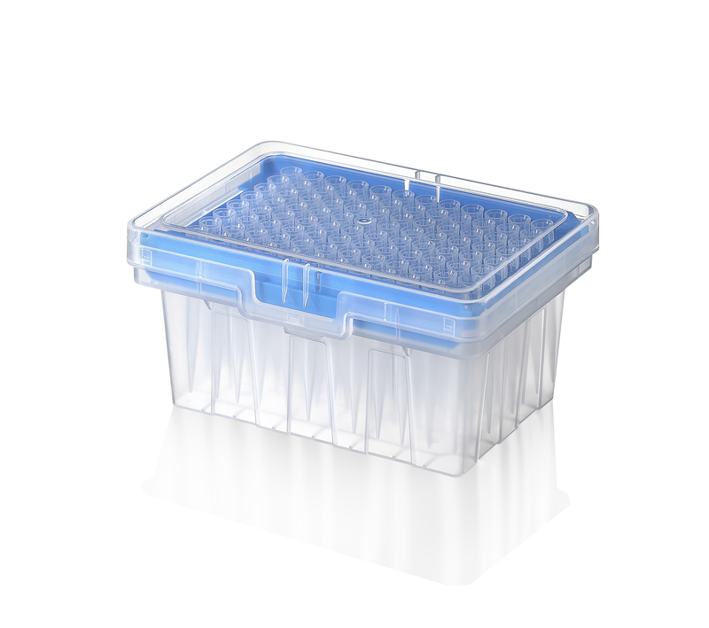 Pipette Tip for Tecan Analyzer, 200ulr Transparent, with Filter, Rack Packed, length:58.50mm