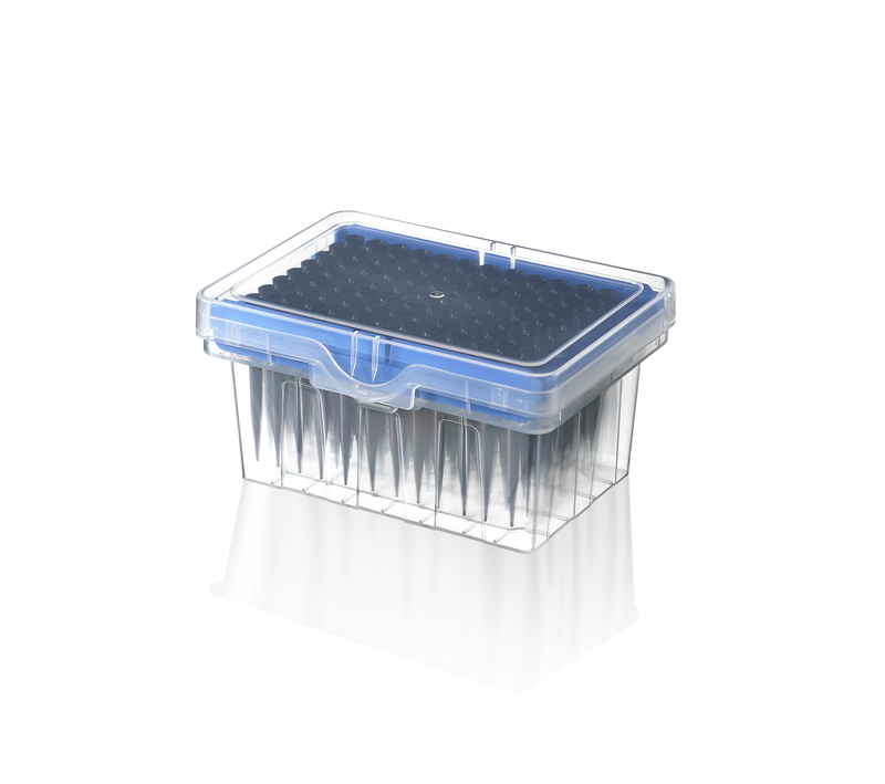 Pipette Tip for Tecan Analyzer, 200ulr Black, Conductive, with Filter, Rack Packed, Length:58.50mm