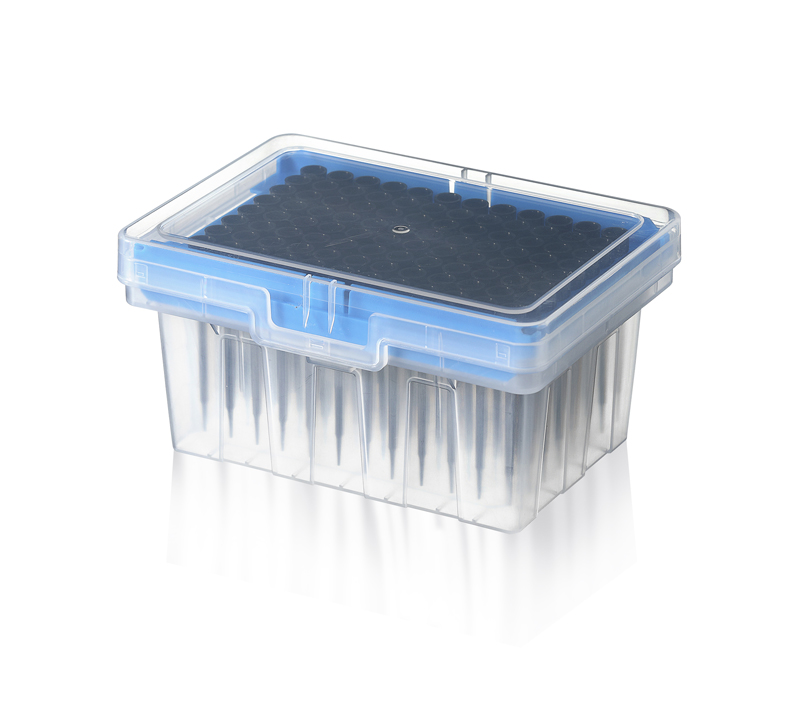 Pipette Tip for Tecan Analyzer, 50ul, Transparent, with Filter, Rack Packed, length:58.50mm