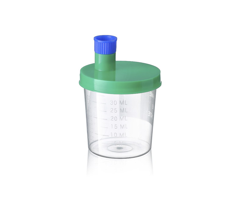 30ml Urine Container, with sampling hole on cover