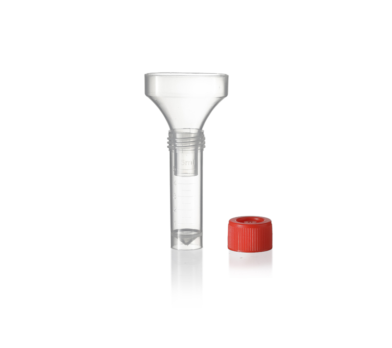 5ml Tube + Unthreaded Saliva Collector