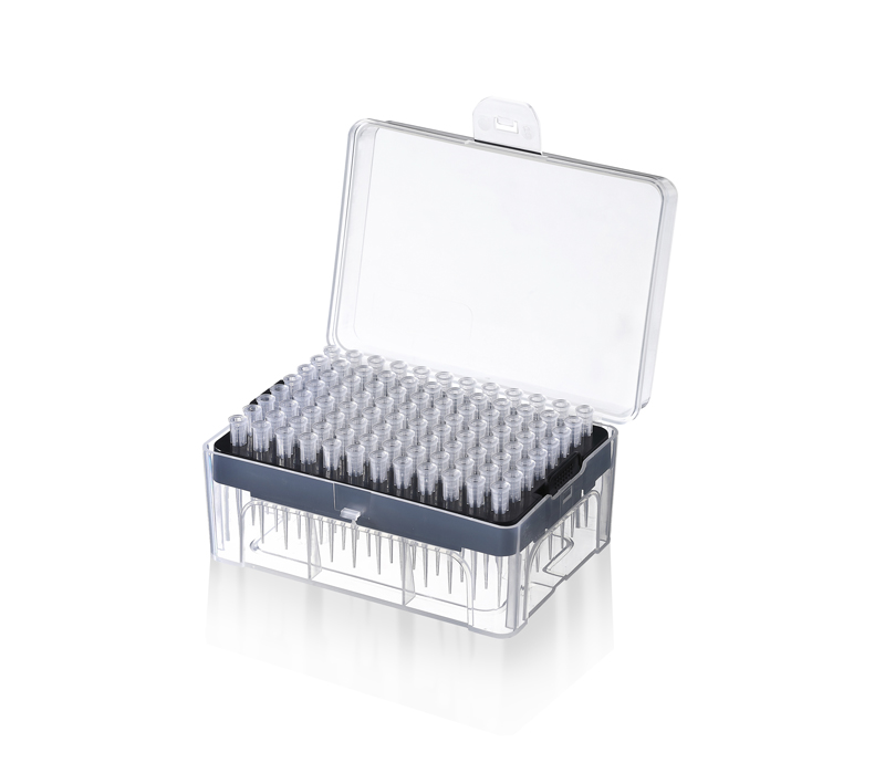 10ul Extended Length Pipette Up,Sterile, Rack Packed, Length: 44.82mm